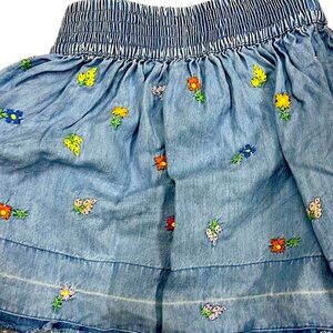 Stella McCartney girls denim skirt